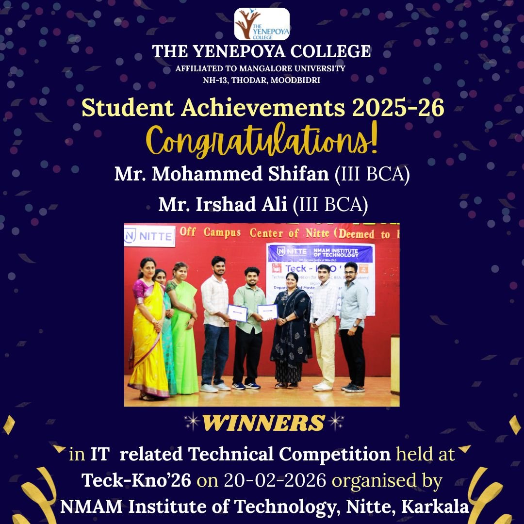 Winners in IT Technical Competition at Teck-Kno’26